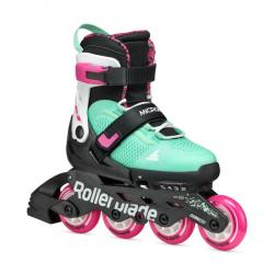 Rollerblade - Microblade XT Kids Skates - black-sea green 